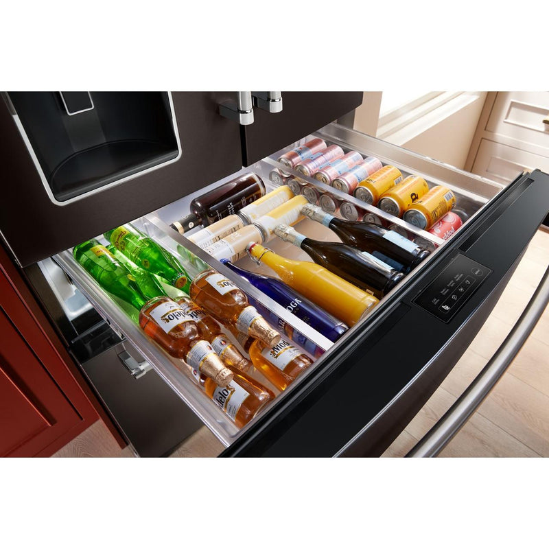 KitchenAid 36-inch French 4-Door Refrigerator with External Water and Ice Dispensing system KRMF536RBS IMAGE 7