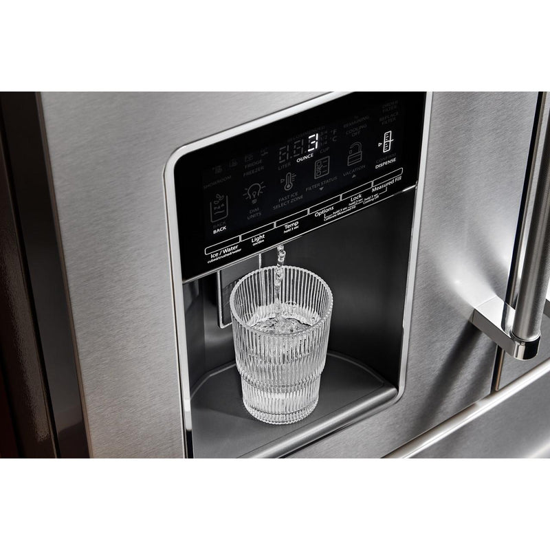 KitchenAid 36-inch French 4-Door Refrigerator with External Water and Ice Dispensing system KRMF536RPS IMAGE 16
