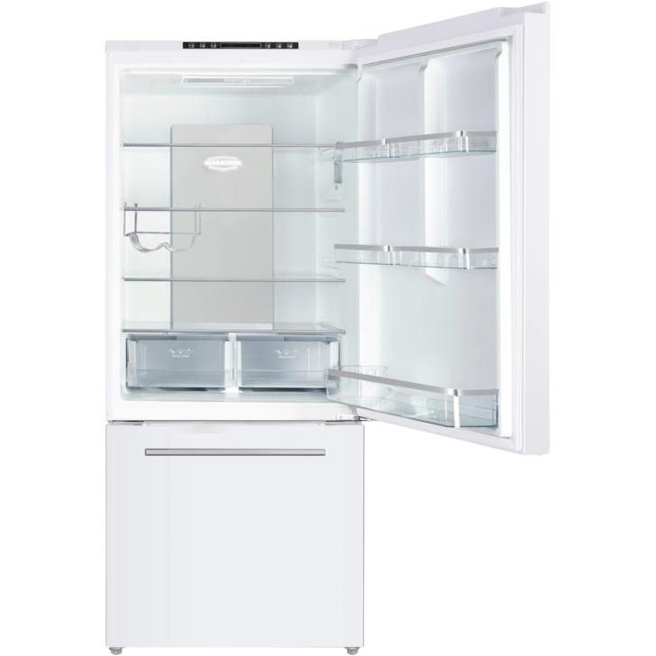 Marathon 30-inch, 18 cu. ft. Bottom Freezer Refrigerator MFF179WBM-RH IMAGE 2