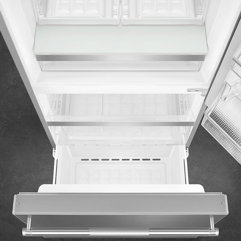 Smeg 30-inch, 16,2 cu. ft. Freestanding Bottom Freezer Refrigerator BM30URXI IMAGE 6