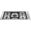  Smeg 36-inch Built-In Natural Gas Cooktop PGFU36X2 IMAGE 1