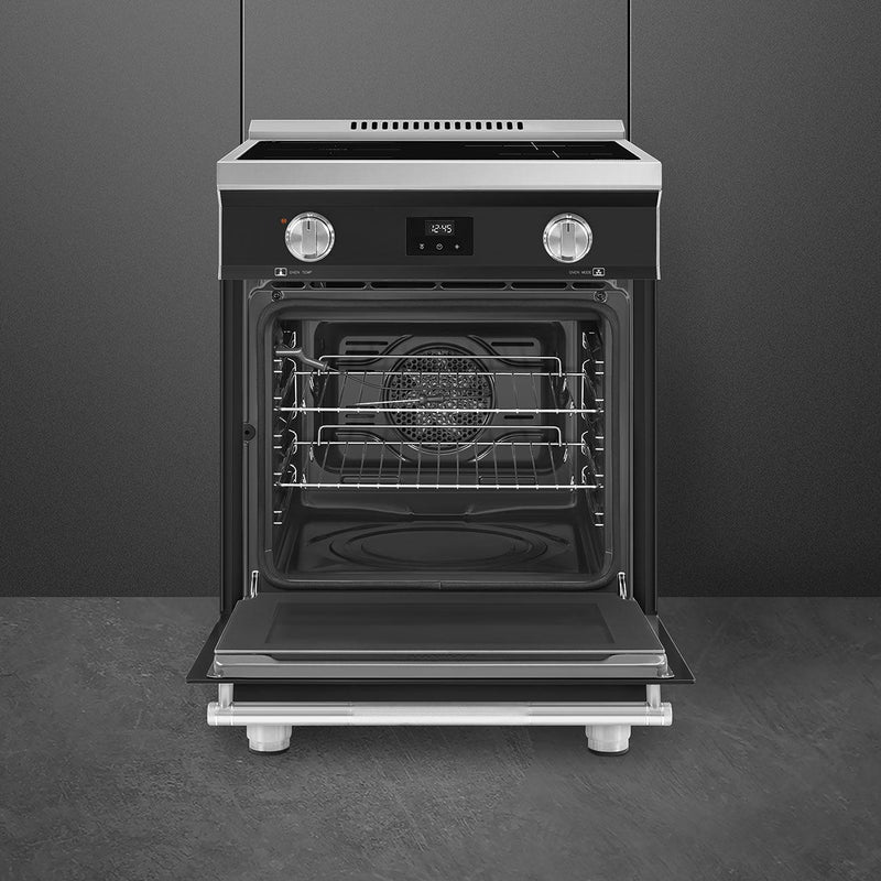 Smeg 24-inch Freestanding Induction Range SPR24UIMAN IMAGE 2
