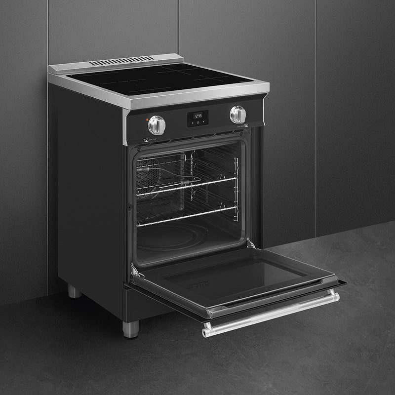Smeg 24-inch Freestanding Induction Range SPR24UIMAN IMAGE 4