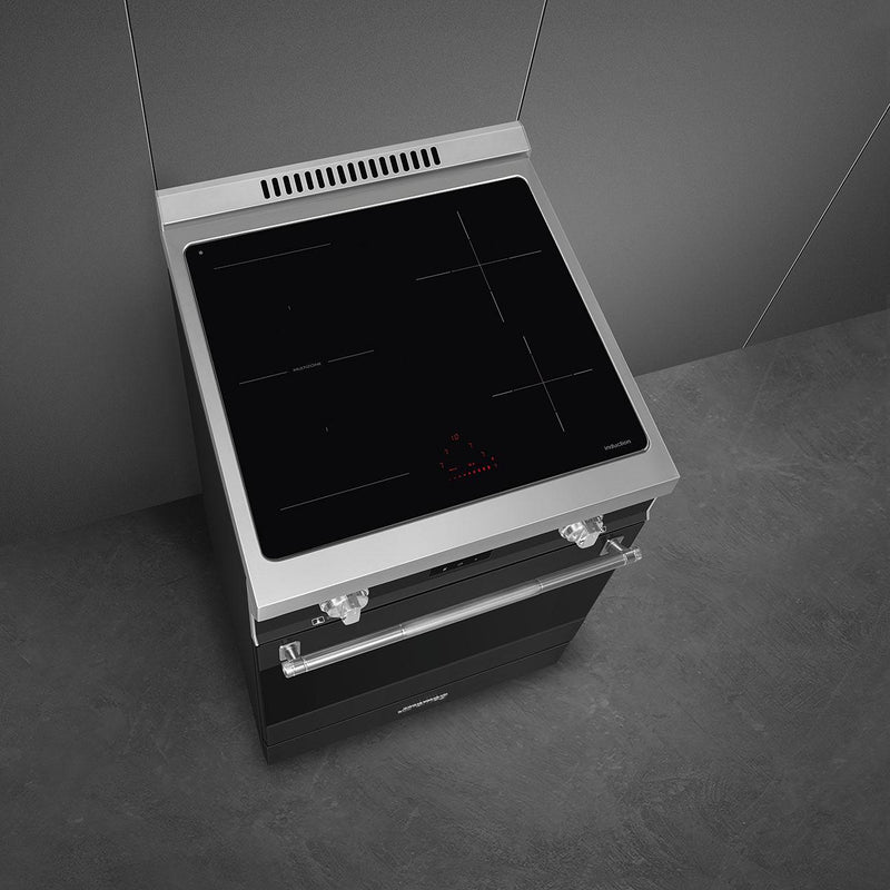 Smeg 24-inch Freestanding Induction Range SPR24UIMAN IMAGE 5