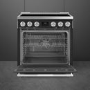 Smeg 30-inch Freestanding Induction Range SPR30UIMAN IMAGE 2