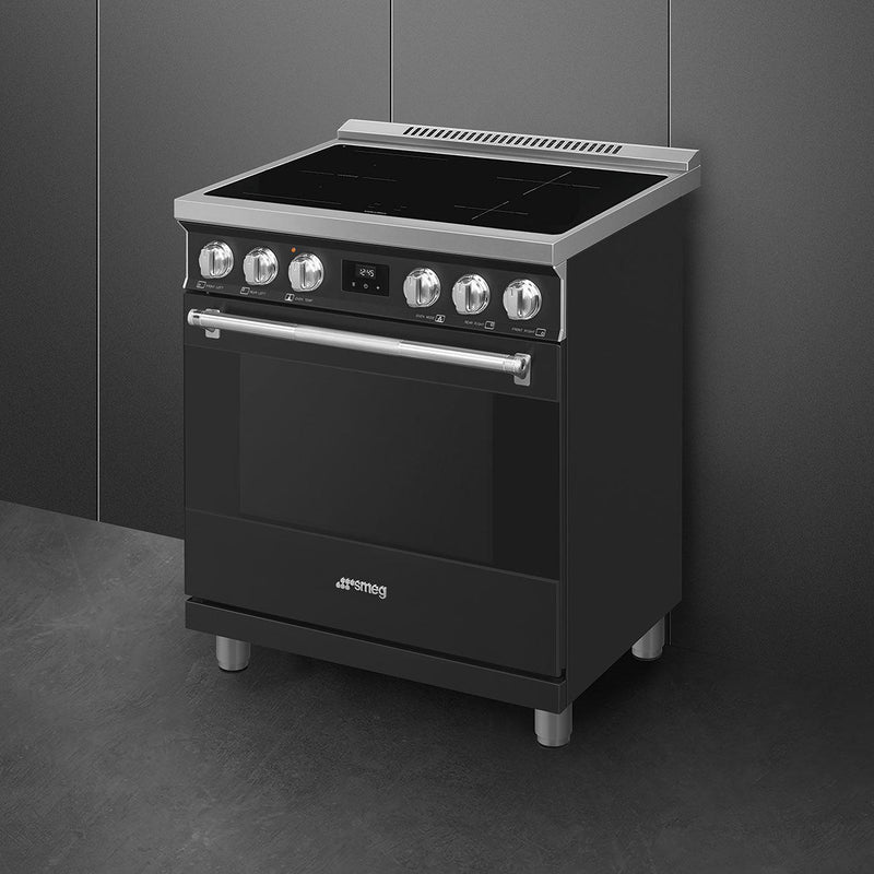 Smeg 30-inch Freestanding Induction Range SPR30UIMAN IMAGE 3