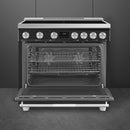 Smeg 36-inch Freestanding Induction Range SPR36UIMAN IMAGE 2