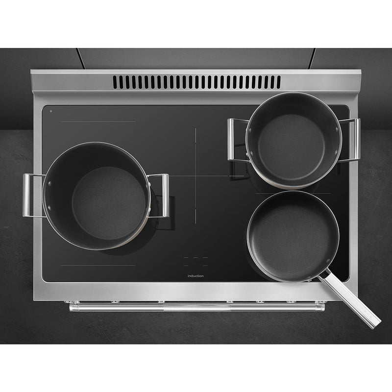 Smeg 36-inch Freestanding Induction Range SPR36UIMAN IMAGE 7