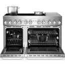  JennAir 48-inch, 6.3 cu. ft. Freestanding Induction Range with Griddle JPIGC748RM IMAGE 3