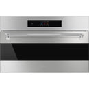  Smeg 30-inch, 1.41 cu. ft. Built-in Single Combi-Microwave Wall Oven SOCU3304MCX IMAGE 1