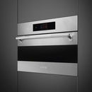  Smeg 30-inch, 2.54 cu. ft. Built-in Single Combi-Steam Wall Oven SOCU3304SCX IMAGE 3