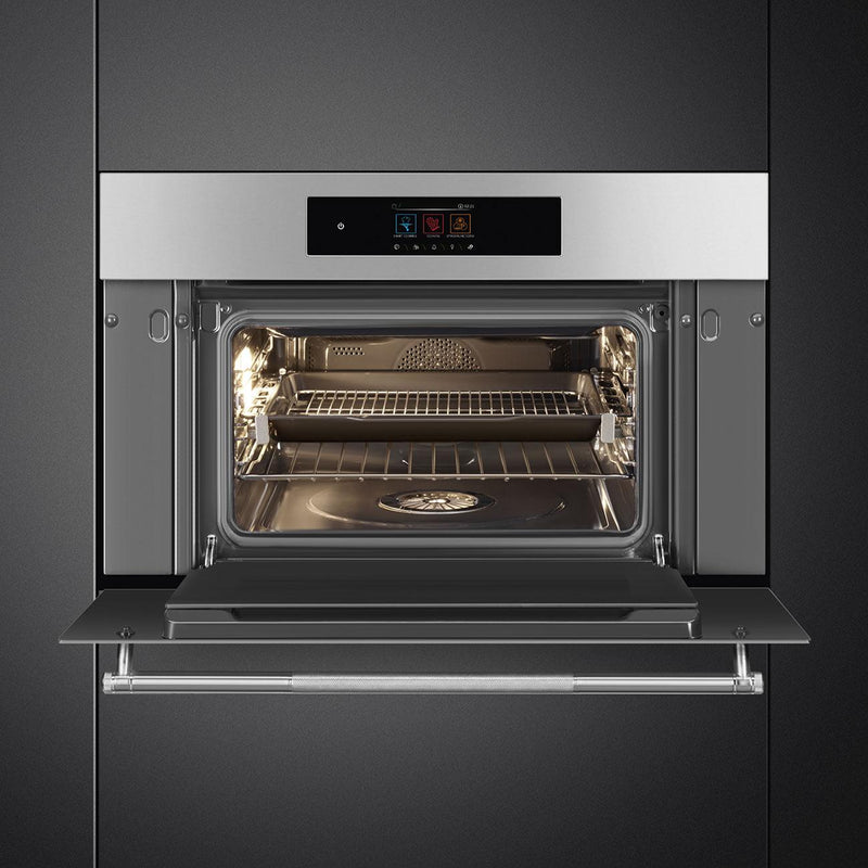 Smeg 30-inch, 2.54 cu. ft. Built-in Single Combi-Steam Wall Oven SOCU3304SCX IMAGE 5