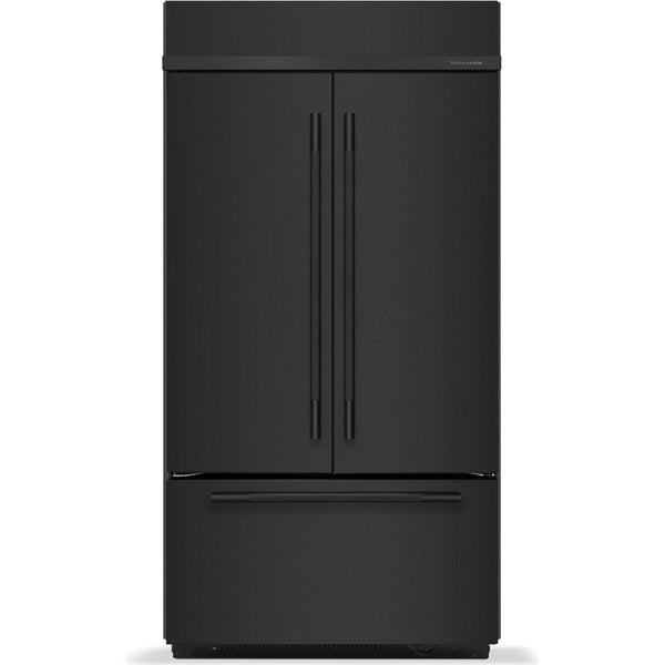 KitchenAid 42-inch, 24.2 cu. ft. Built-in French 3-Door Refrigerator KBFN542SBE IMAGE 1