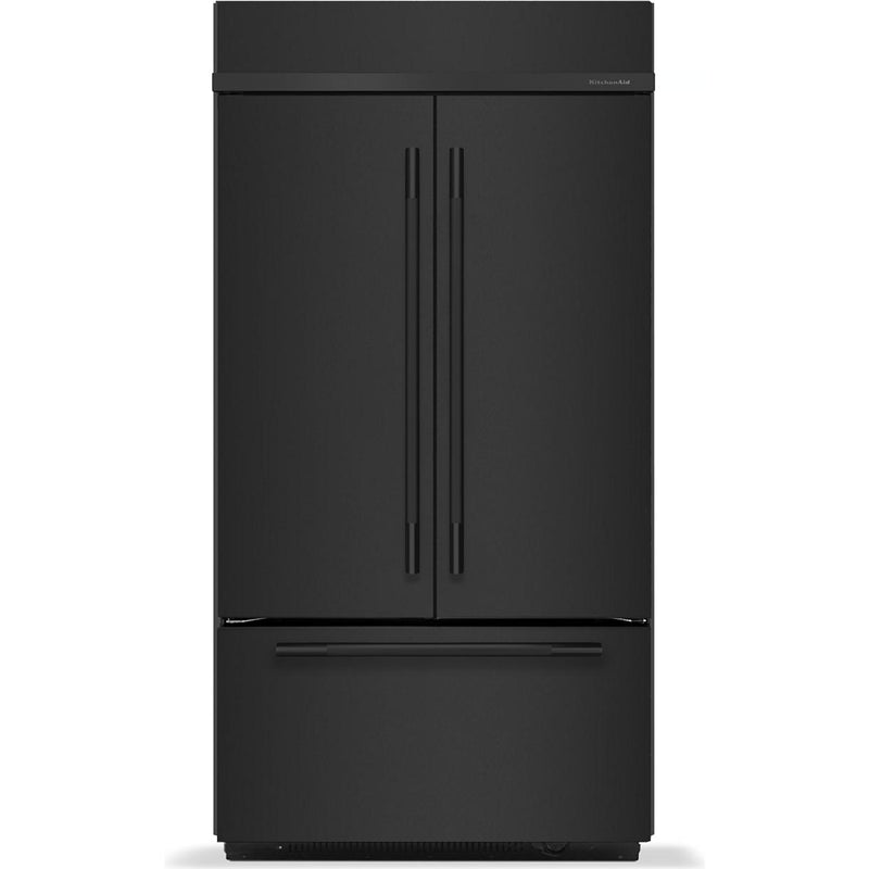  KitchenAid 42-inch, 24.2 cu. ft. Built-in French 3-Door Refrigerator KBFN542SBE IMAGE 1