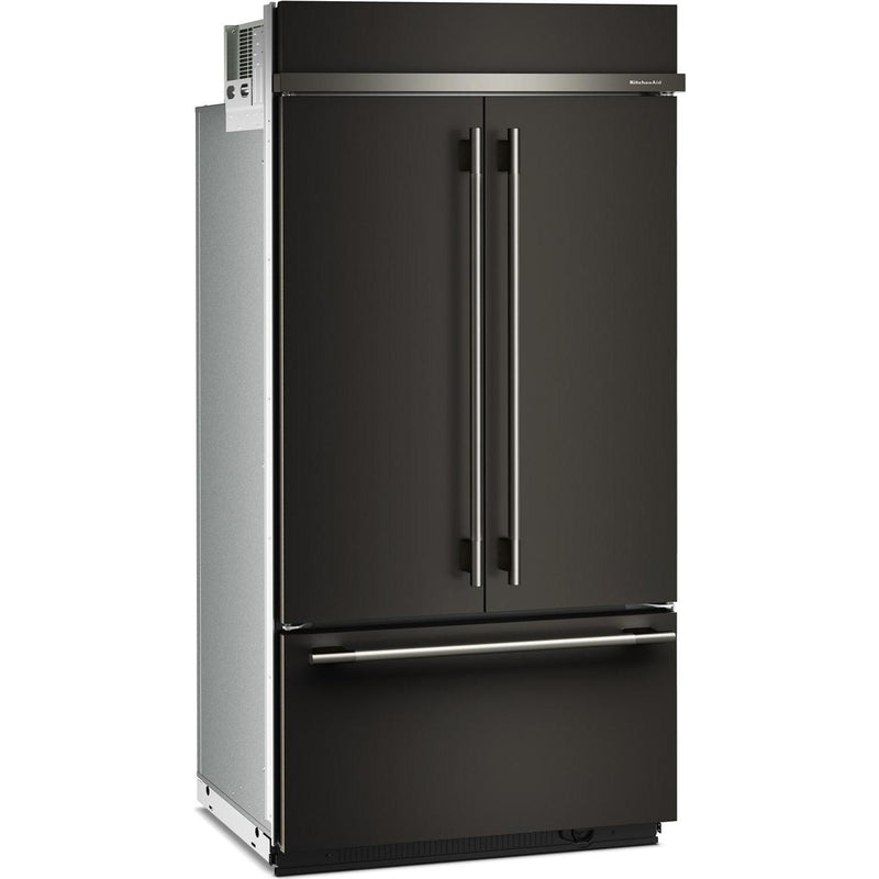  KitchenAid 42-inch, 24.2 cu. ft. Built-in French 3-Door Refrigerator KBFN542SBE IMAGE 7