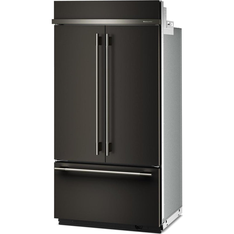  KitchenAid 42-inch, 24.2 cu. ft. Built-in French 3-Door Refrigerator KBFN542SBE IMAGE 8