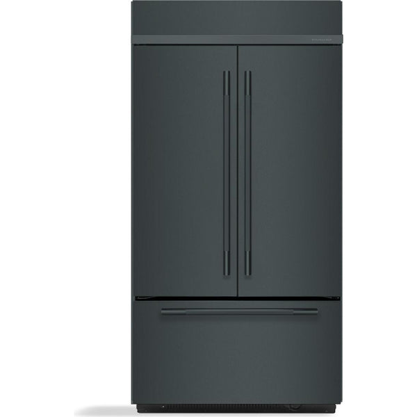  KitchenAid 42-inch, 24.2 cu. ft. Built-in French 3-Door Refrigerator KBFN542SJP IMAGE 1