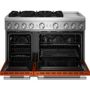  KitchenAid 48-inch Freestanding Commercial-Style Dual-Fuel Range with Griddle KFDD948SSC IMAGE 7