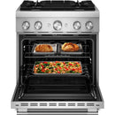  KitchenAid 30-inch Freestanding Commercial-Style Dual-Fuel Range KFDS930SSS IMAGE 2