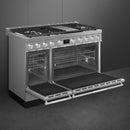  Smeg 48-inch Freestanding Dual-Fuel Range True Convection Technology SPR48UGMX IMAGE 4