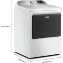  Maytag 7.4 cu. ft. Electric Dryer YMED6205RW IMAGE 7