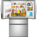  Whirlpool 36-inch French 4-Door Refrigerator with Water and Ice Dispensing System WRMF3636SZ IMAGE 2