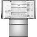  Whirlpool 36-inch French 4-Door Refrigerator with Water and Ice Dispensing System WRMF3636SZ IMAGE 3