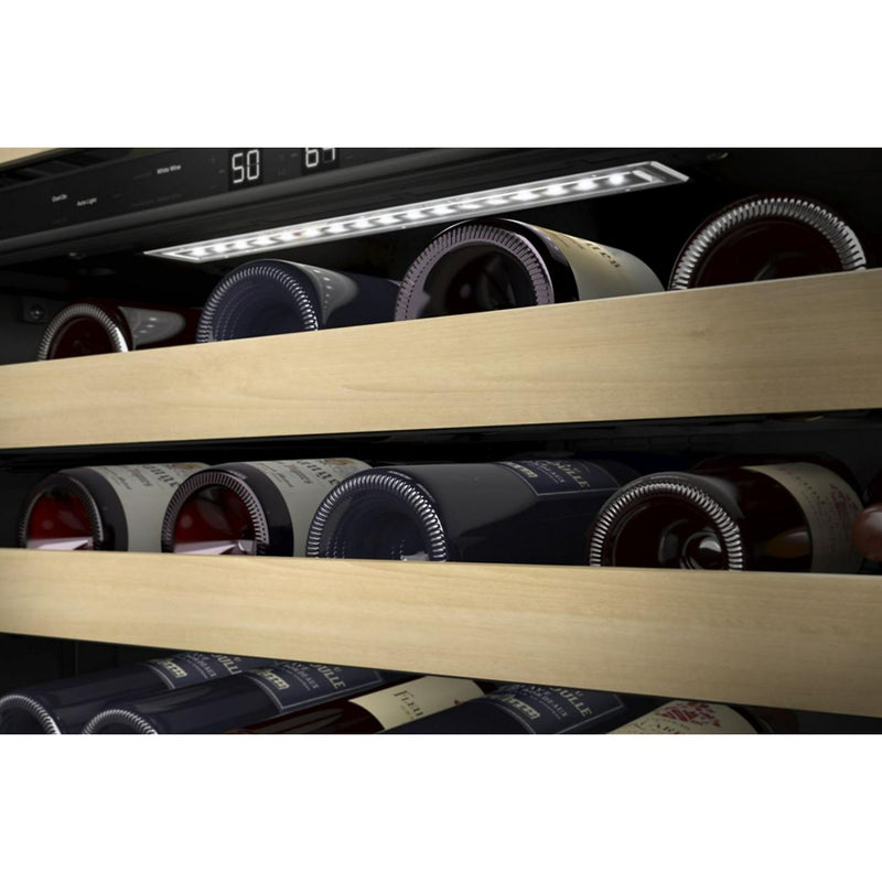  KitchenAid 24-inch Undercounter Wine Cellar with Full-Extension Wood-Front Racks KUWR524SJP IMAGE 6
