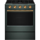  KitchenAid 30-inch Smart Slide-in Gas Range with Convection Cooking Modes and 2-in-1 Burner KSGS530SJP IMAGE 8