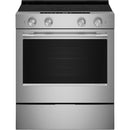  KitchenAid 30-inch Slide-in Electric Range with Wi-Fi YKSES330SPS IMAGE 1