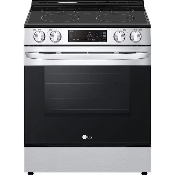  LG 30-inch Slide-in Smart Electric Range with Wi-Fi LSEL6331XE IMAGE 1
