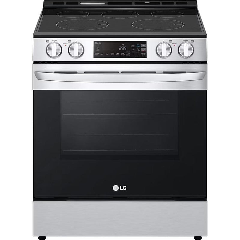  LG 30-inch Slide-in Smart Electric Range with Wi-Fi LSEL6331XE IMAGE 1