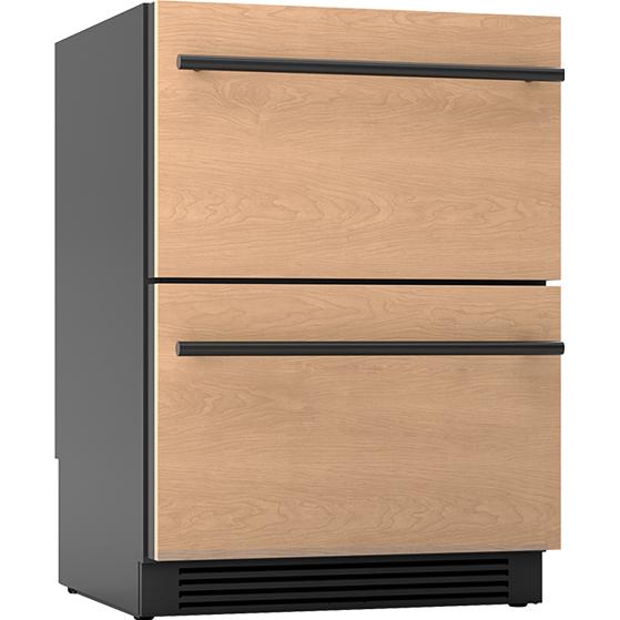  Zephyr 24-inch, 3.9 cu. ft. Built-in Refrigerator Freezer Drawers PRRFD24C2AP IMAGE 3