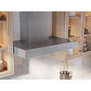  Zephyr 30-inch Como Chimney Wall Hood ZCO-E30AS IMAGE 3