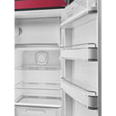  Smeg 24-inch, 9.53 cu. ft. Top Freezer Refrigerator with Multiflow System FAB28URDRB3 IMAGE 6