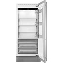  Smeg 36-inch, 21.54 cu. ft. All Refrigerator RSDU36R IMAGE 1