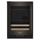  KitchenAid 24" Beverage Center with Glass Door and Wood-Front Racks KUBL524SBE IMAGE 1