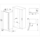  Smeg 15.96 cu. ft. Upright Freezer FZU30LX IMAGE 3