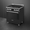 Smeg 30-inch Freestanding Gas Range with Convection Technology SPR30UGGAN IMAGE 3