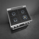  Smeg 30-inch Freestanding Gas Range with Convection Technology SPR30UGGAN IMAGE 5