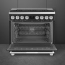  Smeg 36-inch Freestanding Gas Range with Convection Technology SPR36UGGAN IMAGE 2