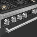  Smeg 36-inch Freestanding Gas Range with Convection Technology SPR36UGGAN IMAGE 6