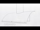  Zephyr 36-inch Okeanito Series Wall Mount Hood Shell COK-E36CBGX EXTERNAL_VIDEO 1