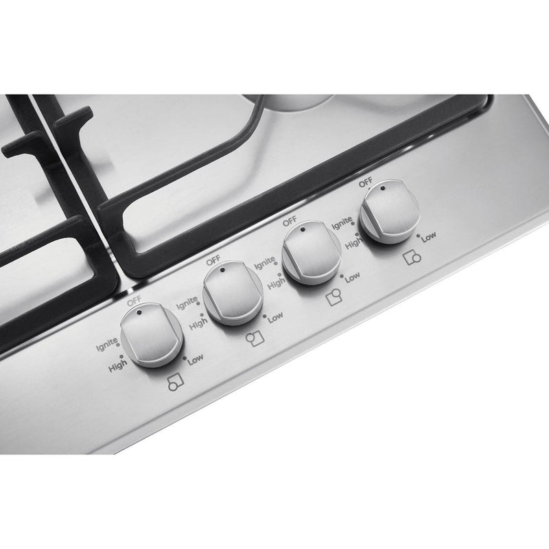 Whirlpool 24-inch Built-In Gas Cooktop WCG52424AS IMAGE 3