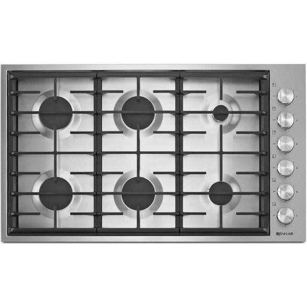 JennAir 36-inch Built-In Gas Cooktop JGC7636BS IMAGE 1