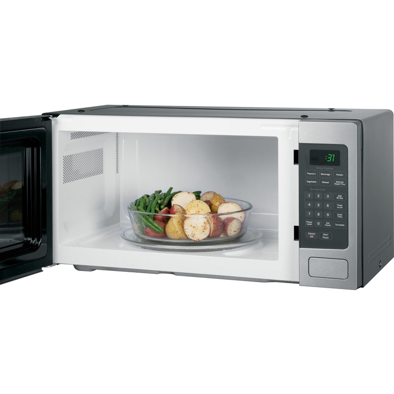 GE Profile 24-inch, 1.1 cu. ft. Countertop Microwave Oven PEM10SFC IMAGE 3
