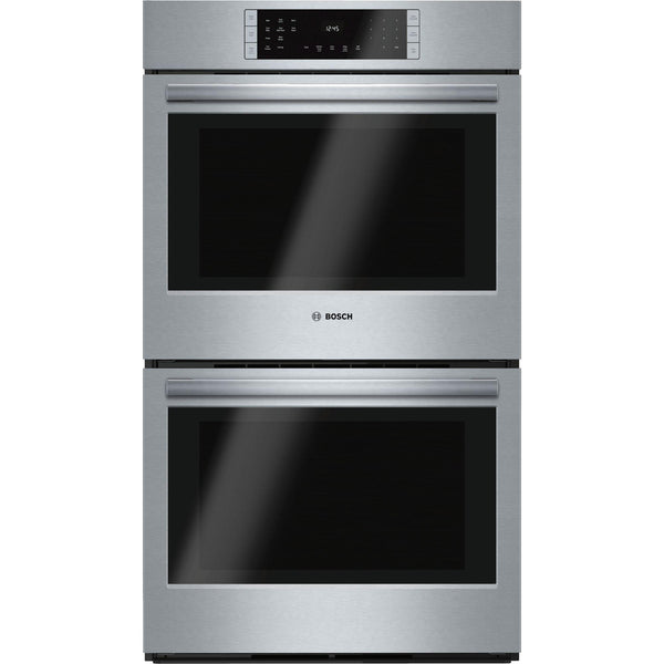Bosch 30-inch, 9.2 cu. ft. Built-in Double Wall Oven with Convection HBL8651UC IMAGE 1