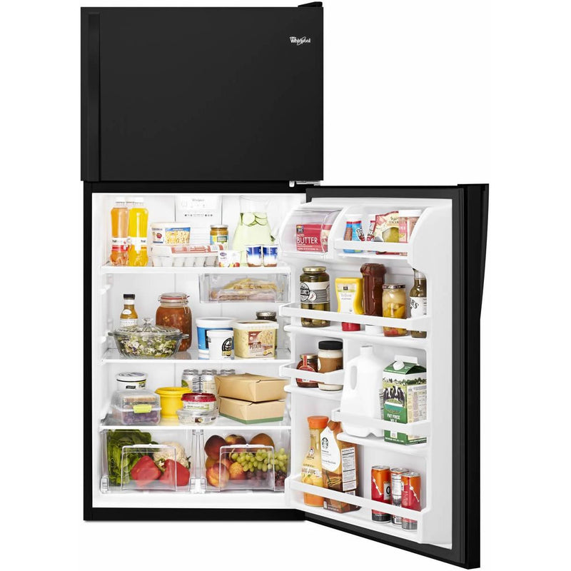 Whirlpool 30-inch, 18.2 cu.ft. Freestanding Top Freezer Refrigerator with Flexi-Slide™ Bin WRT318FZDB IMAGE 6