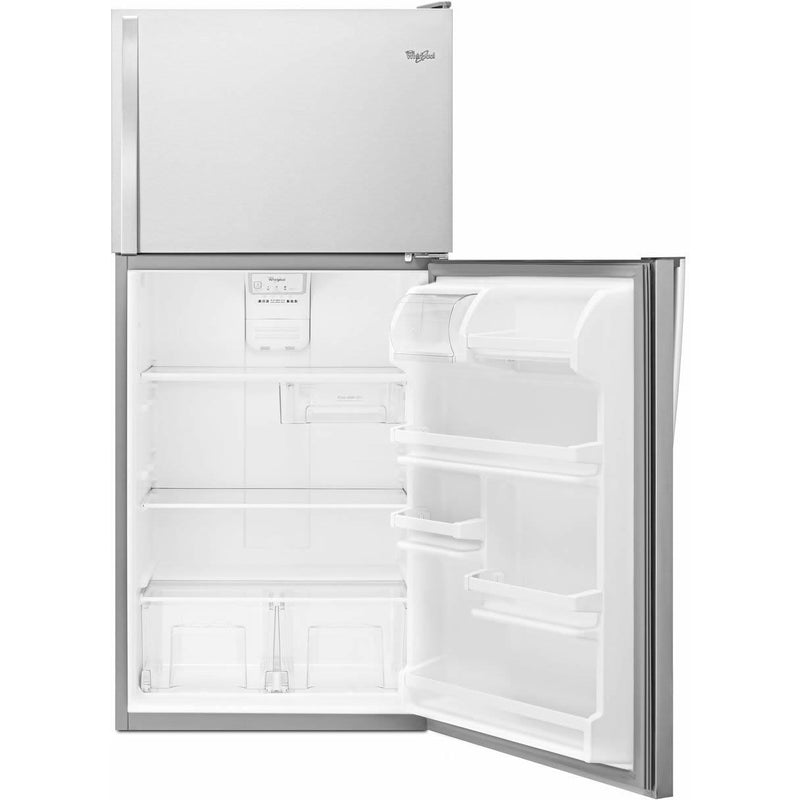 Whirlpool 30-inch, 18.2 cu.ft. Freestanding Top Freezer Refrigerator with Flexi-Slide™ Bin WRT318FZDM IMAGE 4