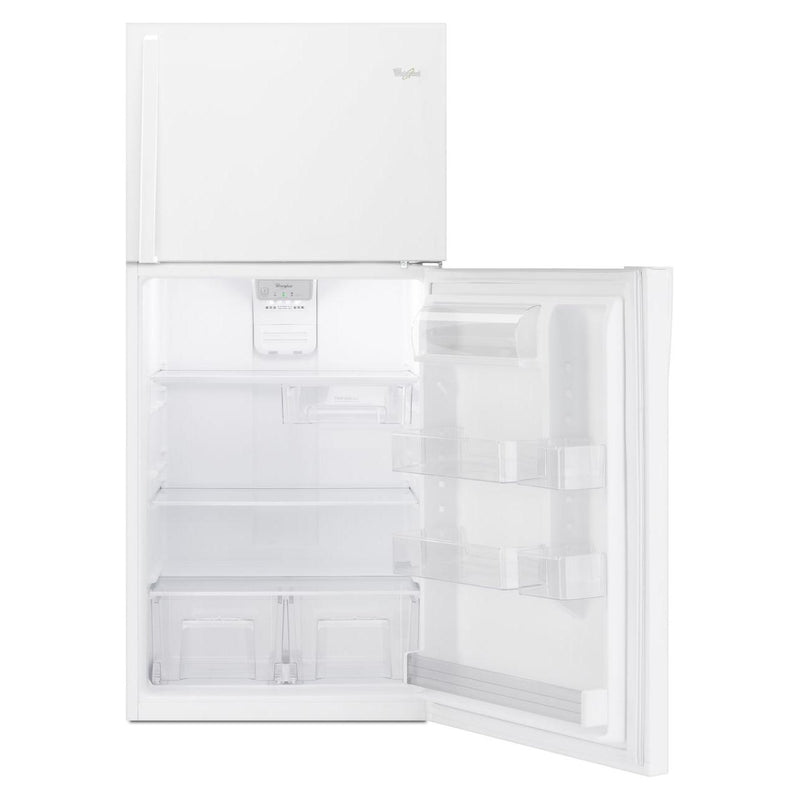 Whirlpool 30-inch, 19.14 cu.ft. Freestanding Top Freezer Refrigerator with Flexi-Slide™ Bin WRT519SZDW IMAGE 3